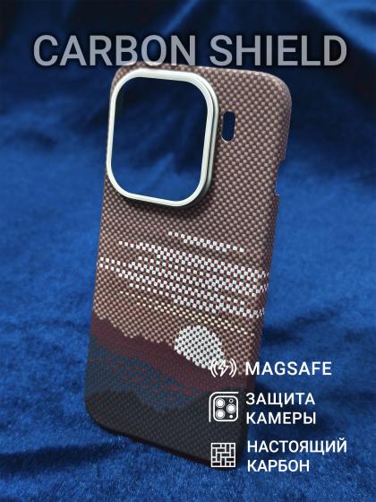 Карбоновый чехол Carbon Shield для OPPO Find X9 Pro