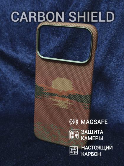 Карбоновый чехол Carbon Shield для iPhone 18 Pro Max