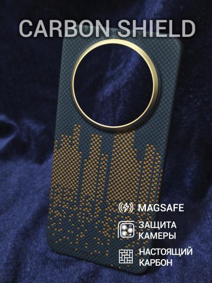 Карбоновый чехол Carbon Shield для Huawei Mate 80 Pro Max