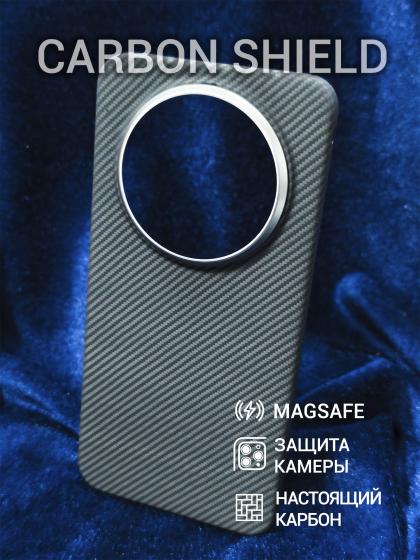 Карбоновый чехол Carbon Shield для Huawei Mate 80 Pro Max