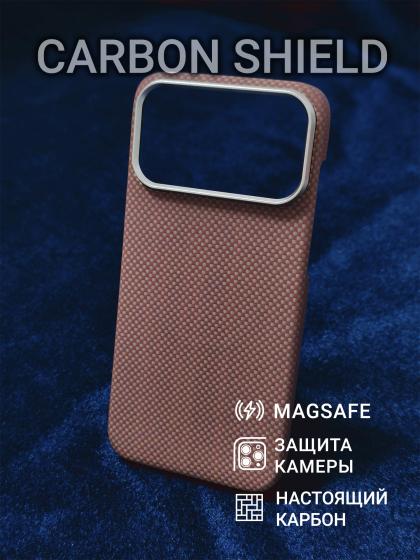 Карбоновый чехол Carbon Shield для iPhone 17 Pro Max